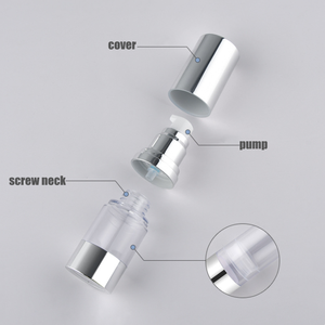 Bouteille vide, fournisseur, emballage cosmétique sous vide, 15ml, 30ml, 50ml, lotion argentée, essence, pompe sans air - Product Image 2