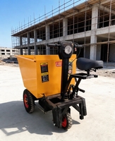 Camión de Carga Eléctrico Manual para Obras de Construcción, Transporte de Estiércol de Ganado y Manejo de Materiales