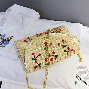 Sacs à main en paille pour femmes, sacoches personnalisées, à motif de Fruits, décoratifs, nouvelle mode, vente en gros, <span class=keywords><strong>2022</strong></span> - Product Image 4