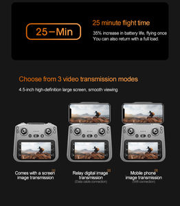 โดรน8K S119 HD สองกล้องหลีกเลี่ยงอุปสรรค5G บินจีพีเอสหน้าจอแสง HD รีโมทคอนโทรล FPV Quadcopter - Product Image 4