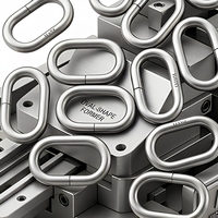Machine automatique de formage de boucles de fil, machine de fabrication de boucles de fil de haute précision, pliage de fil métallique directement de l'usine