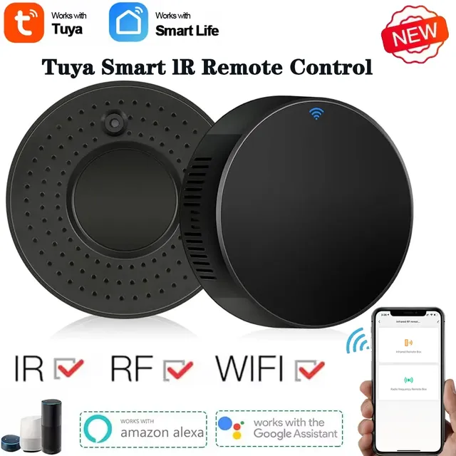 Tuya Wifi RF IR Remote Universal 2in1 433MHz Smart Home Via SmartLife for Air Conditioner ALL TV LG Support Alexa,Google Home