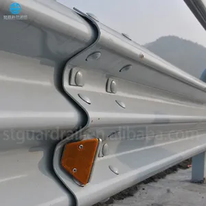 w beam galvanized armco steel road safety crash barrier