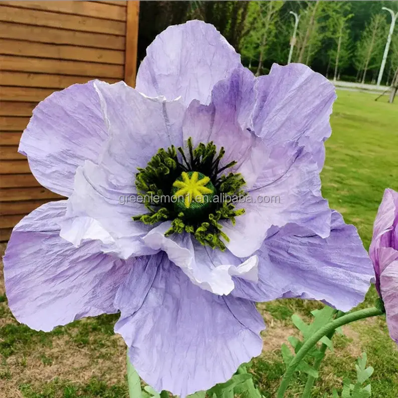 結婚式のイベントパーティーのための新しい大型紙の巨大な花と植物の装飾花