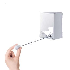 Sèche-<span class=keywords><strong>linge</strong></span> rétractable en acier inoxydable de 4,2 m pour intérieur et extérieur, à suspendre au mur, extensible, pour laver les vêtements, ligne de séchage rétractable - Product Image 3