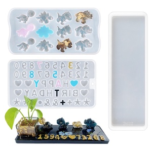 Moule de Base DM731 en Résine Époxy DIY pour Plaque de <span class=keywords><strong>Stationnement</strong></span> Temporaire, Support de Téléphone et Ornements Décoratifs de Voiture - Product Image 2