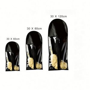 Hanging Dustproof High-End Clothes Storage Wig Packaging Bag With <b>Hook</b> for Travel Closet Promotion - Product Image 4