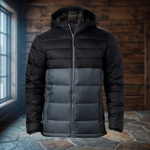 High Quality Custom Men Camouflage Puffer Jacket Quilted <b>Warm</b> Spring Coat Formal Windproof <b>Waterproof</b> Nylon Outerwear Stylish - Product Image 3