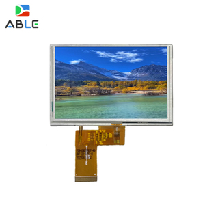 หน้าจอสัมผัสแบบ Resistive TFT Transmissive LCD ขนาด 5 นิ้ว พร้อมกระจกครอบแบบกำหนดเอง ความละเอียด 800x400 โมดูลจอแสดงผลแบบสัมผัส Resistive ขนาด 5 นิ้ว RGB - Product Image 4
