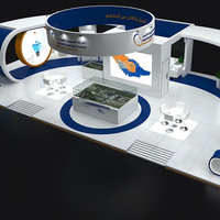 Stand d'exposition moderne MEGA, assemblage modulaire pour magasin de matelas, événement, boutique éphémère