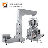 JT400W 2 en 1 machine d'emballage automatique multi-fonction grains de café/riz/sachet de thé chips pochette granulés machine d'emballage alimentaire
