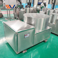 L'huile frite de puces de nourriture soufflée industrielle centrifuge enlevant l'arachide asséchent et déshuilent la machine personnalisable