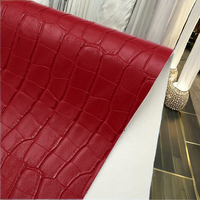 Rembourrage d'échantillon gratuit en cuir synthétique crocodile de 0.9mm d'épaisseur pour sacs à main et décoration intérieure pour meubles et chaises