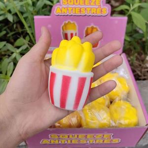 Pu Realistic Hamburger Cola Fries Food Shaped Soft Squeeze Sensory <b>Fidget</b> Toys for Girls Boys Kids & Teens Stress Relief - Product Image 3