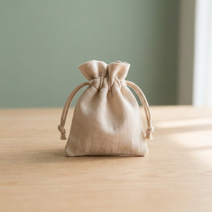 Timeless Fashion Minimalist <b>Mini</b> Plastic Jewelry <b>Bag</b> Eco-Friendly Ethically Made Artisan Stitched Lightweight Boutique <b>Gift</b> - Product Image 2
