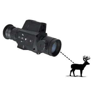 C18ll 384 tầm nhìn ban đêm phạm vi săn bắn man hinh nhiệt cho săn bắn với 1km Rangefinder