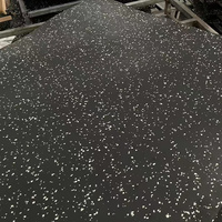 Dalles de sol en caoutchouc pour salle de sport, tapis emboîtables pour entraînement à domicile, tapis antidérapant pour exercices avec haltères