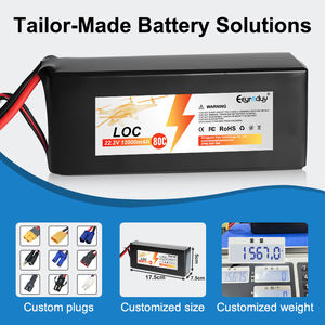 도매 22.2V 12000mah 6S 산업 등급 리튬 이온 드론 배터리 팩 OEM 파트너십 환영 - Product Image 6