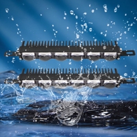 Superhelle 6D-Linse Ultradünner LED-Kühlergrill-Scheinwerfer 12-80V Wasserdichte Frontstoßstangen-Arbeitsleuchte für Autos