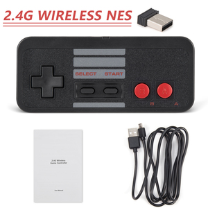 2Pcs 2.4Ghz Rechargeable Wireless USB Remote NES Emulated Game Pad Controller pour Windows XP 7 8 11 & MAC NES Games - Product Image 4