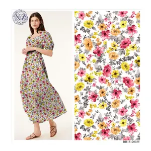 Wholesale High Quality Organic Cotton Fabric Customize Digital Print Cotton Fabric For Garment