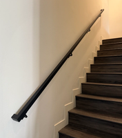 Le plus stable : Main courante murale moderne en acier inoxydable pour escaliers et balcons, installation simple