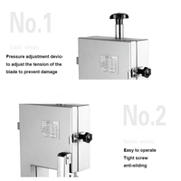 QD MECH Mini machine à découper la viande et les os à domicile, petite scie à os électrique, trancheuse à viande, machine à découper la viande 3Kw, scie à os