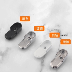 Support mural amovible en alliage de zinc pour tringle à linge avec glissière à amortisseur unique - Product Image 2