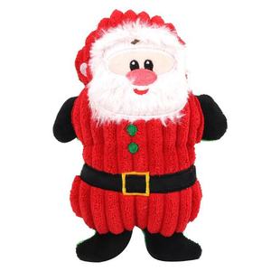 Yeni varış Santa ren geyiği gingerman adam şekli noel Pet interaktif ve hareket oyuncak köpek peluş Chew oyuncaklar BB gıcırtılı - Product Image 4