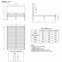Lit en fer polyvalent rembourré blanc, tailles simple, double et multi, avec tube en acier renforcé et mousse, idéal pour chambre, hôtel, auberge – Vente en gros