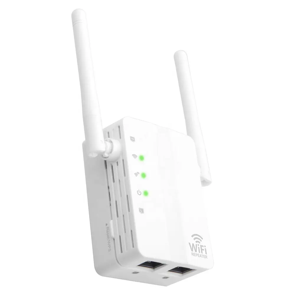 WiFi 2.4GhzリピーターMT7628KN拡張WiFi300Mbps信号ブースター802.11Nデュアルアンテナ (家庭/オフィス用)