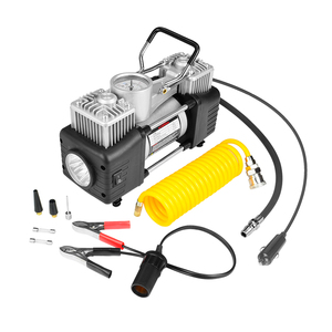 Véhicule Gonfleur Pompe <span class=keywords><strong>Pneu</strong></span> Outil De Réparation Kit 12v <span class=keywords><strong>Compresseur</strong></span> D'air Électrique Avec Jauge de Gonflage De <span class=keywords><strong>Pneu</strong></span> Numérique - Product Image 1