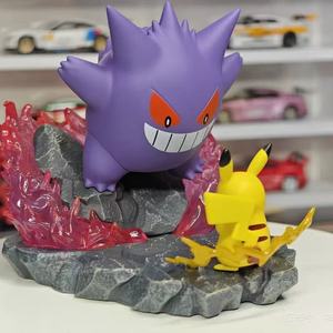 Set <span class=keywords><strong>de</strong></span> Figuras <span class=keywords><strong>de</strong></span> Diorama <span class=keywords><strong>de</strong></span> Escena <span class=keywords><strong>de</strong></span> Batalla: <span class=keywords><strong>Pikachu</strong></span> VS Lucario y <span class=keywords><strong>Pikachu</strong></span> VS Gengar con Efecto <span class=keywords><strong>de</strong></span> Rayo, Piezas <span class=keywords><strong>de</strong></span> PVC, Decoración <span class=keywords><strong>de</strong></span> Escritorio <span class=keywords><strong>de</strong></span> <span class=keywords><strong>Anime</strong></span> - Product Image 5