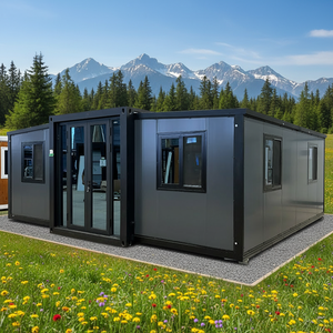 Vente directe de maison préfabriquée extensible en conteneur de 20 pieds, cuisine moderne en acier, prix de luxe, maison mobile, supermarché, école - Product Image 1