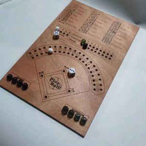 Juego de Mesa de Dados de Béisbol de Madera para Noches Familiares - Product Image 4
