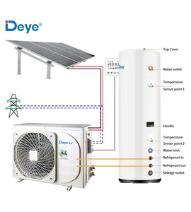 Venda quente 200l deye energia solar aquecimento da água