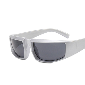Gafas de Sol Cuadradas para Exteriores 2026, UV400, Ligeras, Cómodas, con Lentes de Espejo, para Conducir, Deportivas, Unisex, Estilo Y2K, Steampunk - Product Image 1
