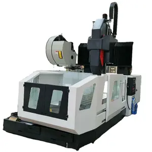 مخرطة V6 Smtcl Vmc Dmg Mori Cnc طحن 3 محاور معدنية منتج جديد قدم ماكينة عجلة مزدوجة أوتوماتيكية Sny9800