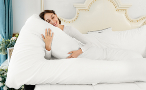 Almohada de embarazo en forma de <span class=keywords><strong>U</strong></span>-Almohada de embarazo completa-Almohada de maternidad para embarazadas-para dormir de lado y aliviar el dolor de espalda - Product Image 6