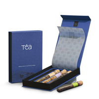 Custom logo Printed Chinese Tea Box Gift Set Test Tube Gift Boxe Packaging for Tea