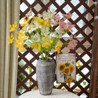 MW58726 branche de fleur en dentelle artificielle fleurs en plastique pour bricolage vase décor maison bureau fête pièce maîtresse