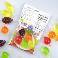 Goût sucré en forme de fruit gelée sucer gelée boisson délicieux jus gelée fruits usine directe