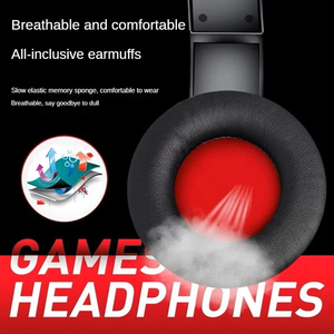 Casque de jeu LED RVB à son surround 7.1 avec <span class=keywords><strong>micro</strong></span> USB stéréo sur l'oreille et sur l'oreille pour PC <span class=keywords><strong>PS4</strong></span> Xbox et ordinateur portable - Product Image 4