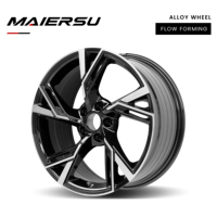 Rines de Aleación Modernos Estilo Turbina de 18, 19 y 20 Pulgadas, Negros y Plateados, Formados por Flujo, 5x112, para Audi A4 B8 B9 A6 C7 C8, Estilo RS