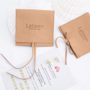 Bolsa de Joyería Personalizada con Logotipo Impreso, Bolsa de Joyería de Microfibra MINI con Lazo - Product Image 5