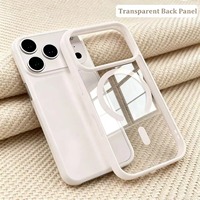 Pour iPhone 18promax 18 18pro Étui de téléphone transparent magnétique en acrylique Best Seller