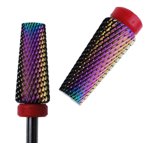 Đầu mài móng bằng cacbua vonfram 6 trong 1 nhiều màu sắc, dùng tốt cho chăm sóc móng, đóng gói trong hộp nhựa, dùng được với máy mài móng. - Product Image 5