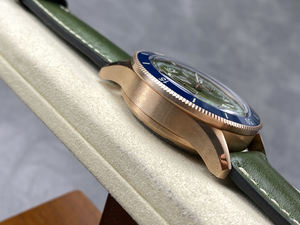 Montre de sport de luxe pour homme Shanghai 41 mm, aiguilles, cristal saphir, bracelet en cuir 22 mm, boîtier en acier inoxydable, bracelet en caoutchouc, mécanique - Product Image 5