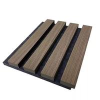 Matériaux d'insonorisation sur mesure pour fabricants, panneaux acoustiques en MDF en forme de bande pour mur de fond de salle de conférence, absorption acoustique pour la maison