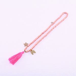 Набор ожерелий с бусинами и кисточками, лидер продаж, 2022 акция, деревянные ожерелья с индивидуальным дизайном, этнические геометрические ожерелья для девушек и женщин - Product Image 4